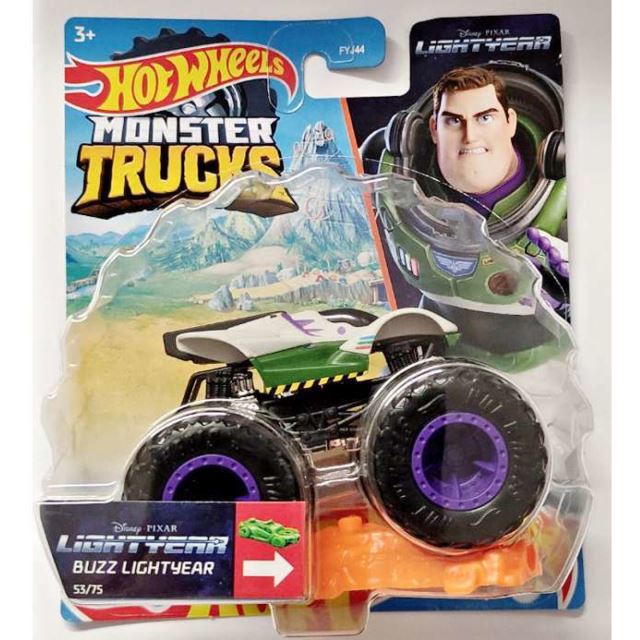 Hot Wheels® Monster Trucks Kaskadérské kousky Buzz Lightyear, Mattel HGB56