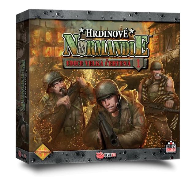 Asmodee Hrdinovia Normandia: Edícia Veľká červená 1