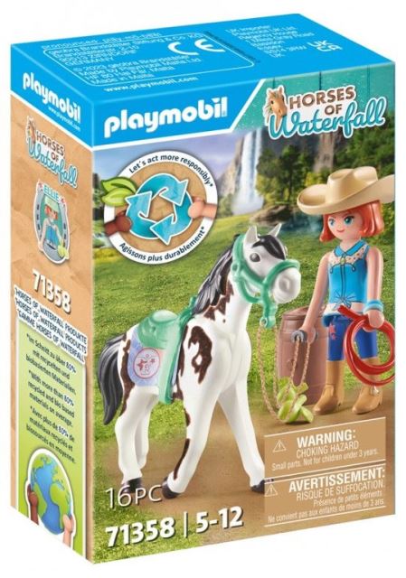 Playmobil 71358 Ellie & Sawdust s westernovým cvičením
