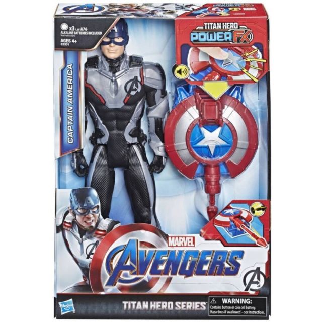 Hasbro Avengers Kapitán AMERICA Power FX se zvukem, E3301