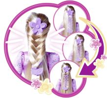 Simba Bábika Steffi Flower Hair (5)