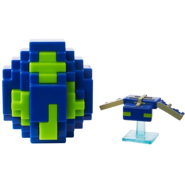 Mattel Minecraft Jajce s figúrkou modrozelené
