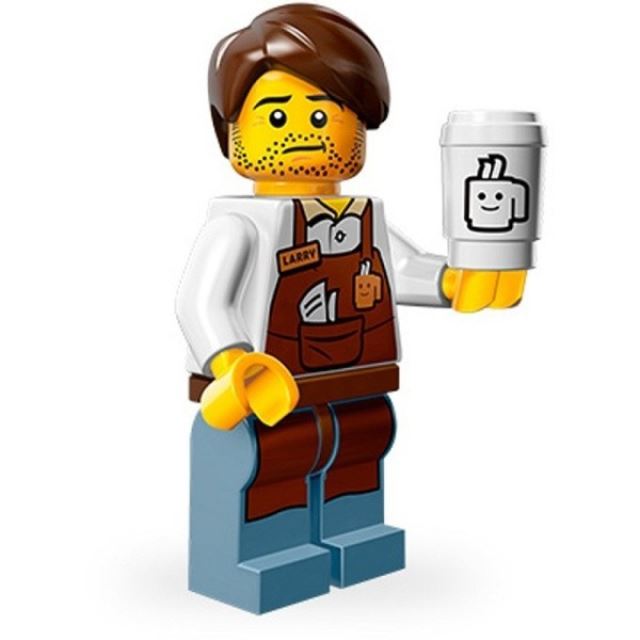 LEGO 71004 Minifigurka Larry Barista