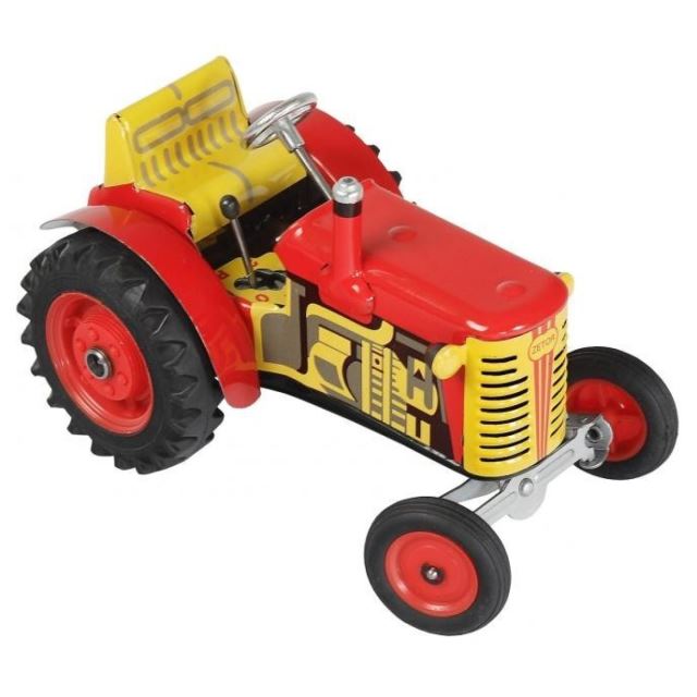 KOVAP Traktor Zetor 1:25 červenožlutý
