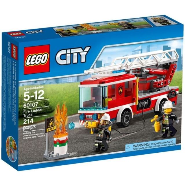 LEGO CITY 60107 Hasičské auto s žebříkem