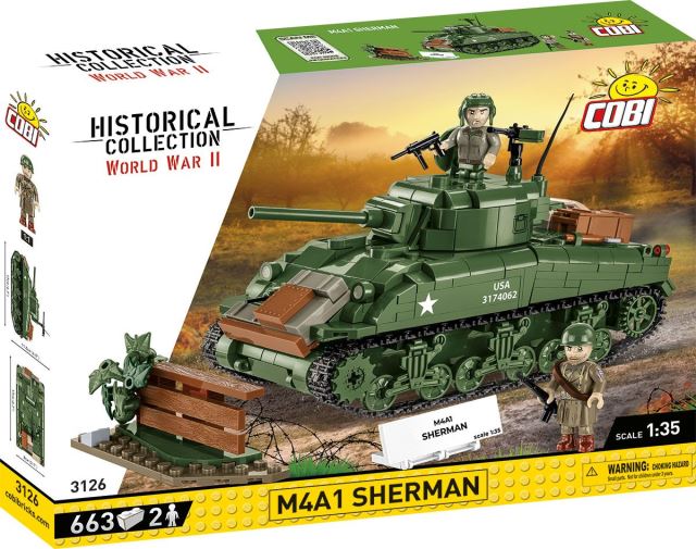 Cobi 3126 II WW M4A1 Sherman, 1:35