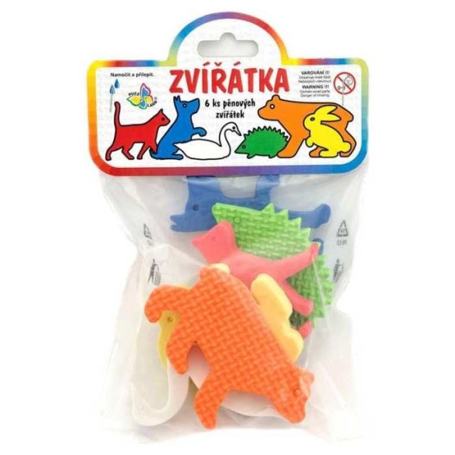 Vodolepky Zvířátka, 6ks