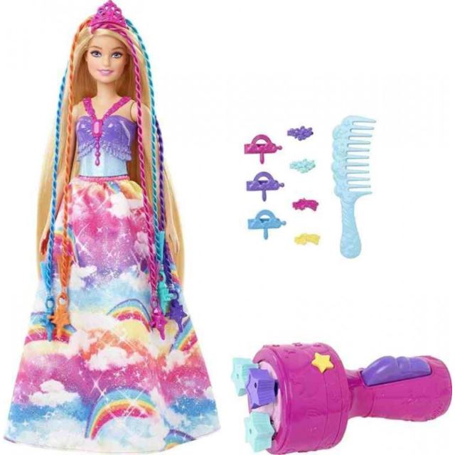 Barbie Princezna s barevnými vlasy, Mattel GTG00