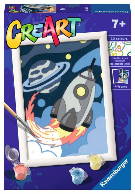 Ravensburger 23619 CreArt Vesmírna raketa