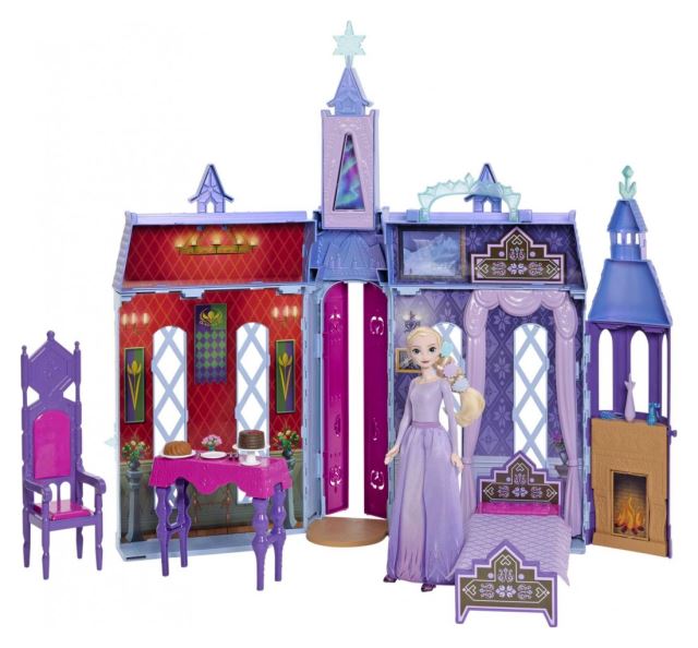Mattel Ľadové kráľovstvo 2 Kráľovský zámok Arendelle s bábikou Elsou HLW61