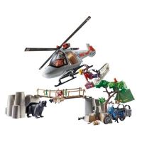 Playmobil 70663 Nasazení helikoptéry v kaňonu (1)