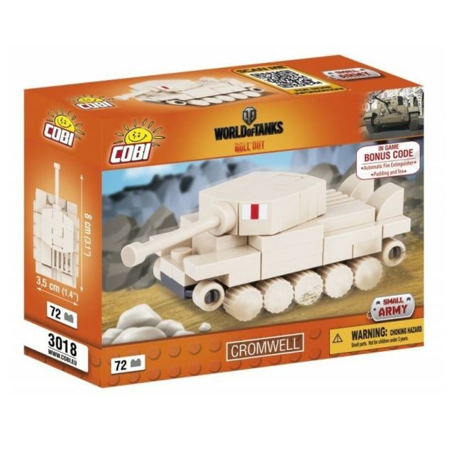 COBI 3018 World of Tanks Cromwell, nano model