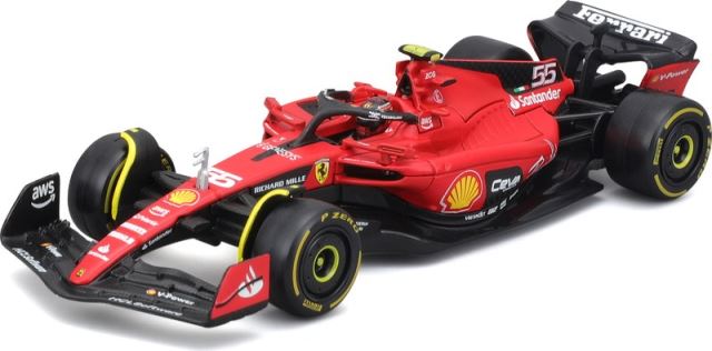 Bburago 1:43 Formula F1 Ferrari Scuderia SF-23 (2023) nr.55 Carlos Sainz