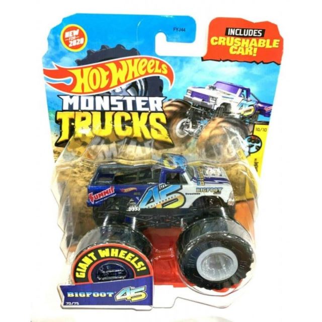 Hot Wheels® Monster Trucks Kaskadérské kousky BigFoot 45, Mattel GJD98