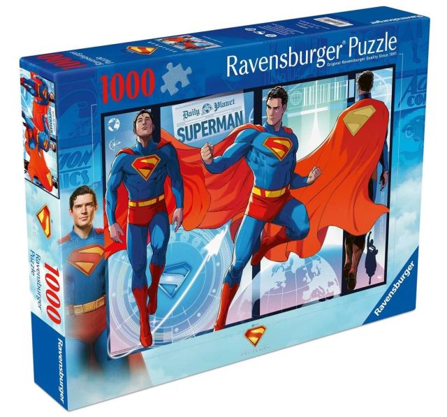 Ravensburger 01508 Puzzle Superman: Posledný syn Kryptonu 1000 dielikov