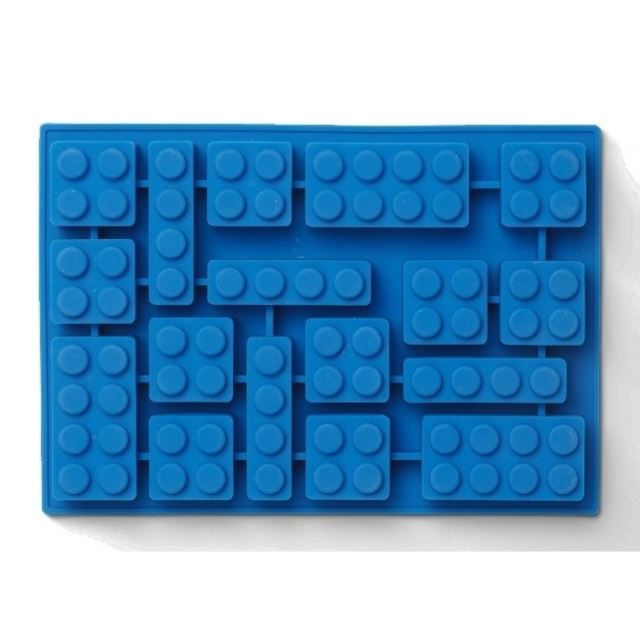 LEGO® Iconic silikonová forma na led modrá