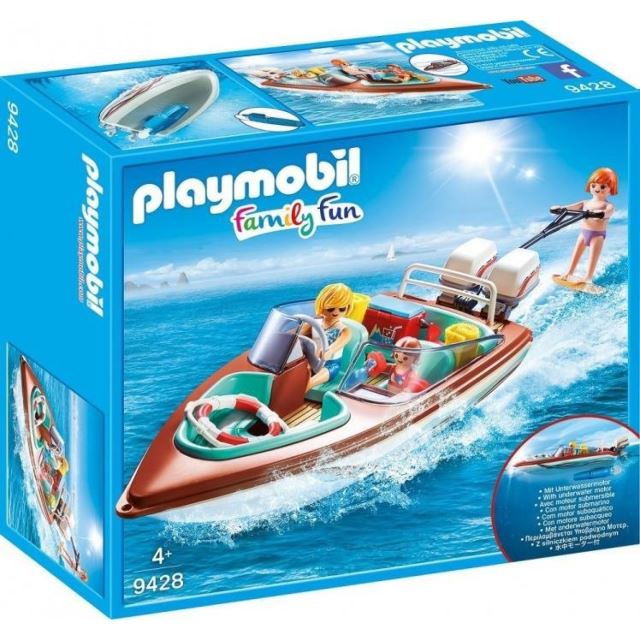 Playmobil 9428 Vodní člun s motorem
