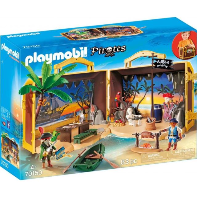 Playmobil 70150 Pirátský ostrov přenosný hrací set