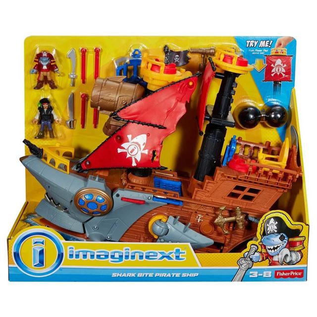 Fisher Price Imaginext Pirátska loď Žralok, Mattel DHH61