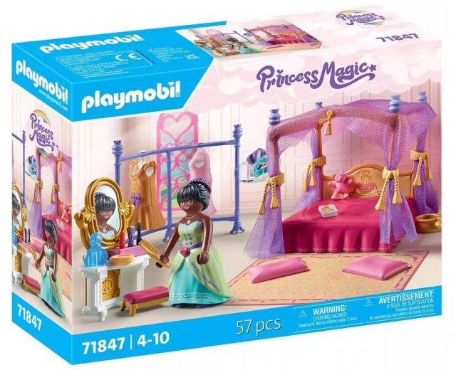 Playmobil 71847 Princeznina spálňa so šatníkom
