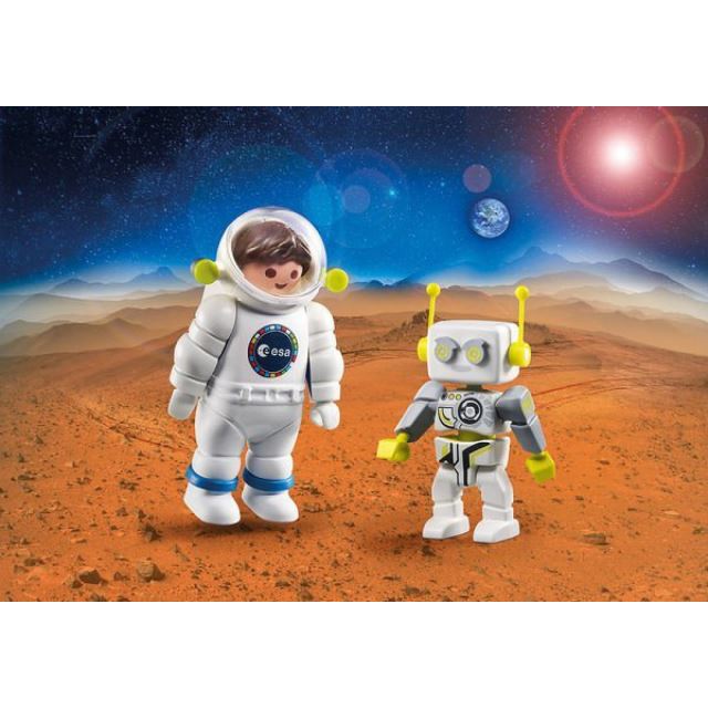 Playmobil 70991 DuoPack ESA Astronaut a ROBert