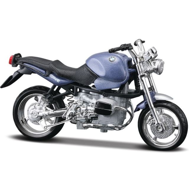 Burago Kovový model motorky BMW R1100R 1:18 černomodrá