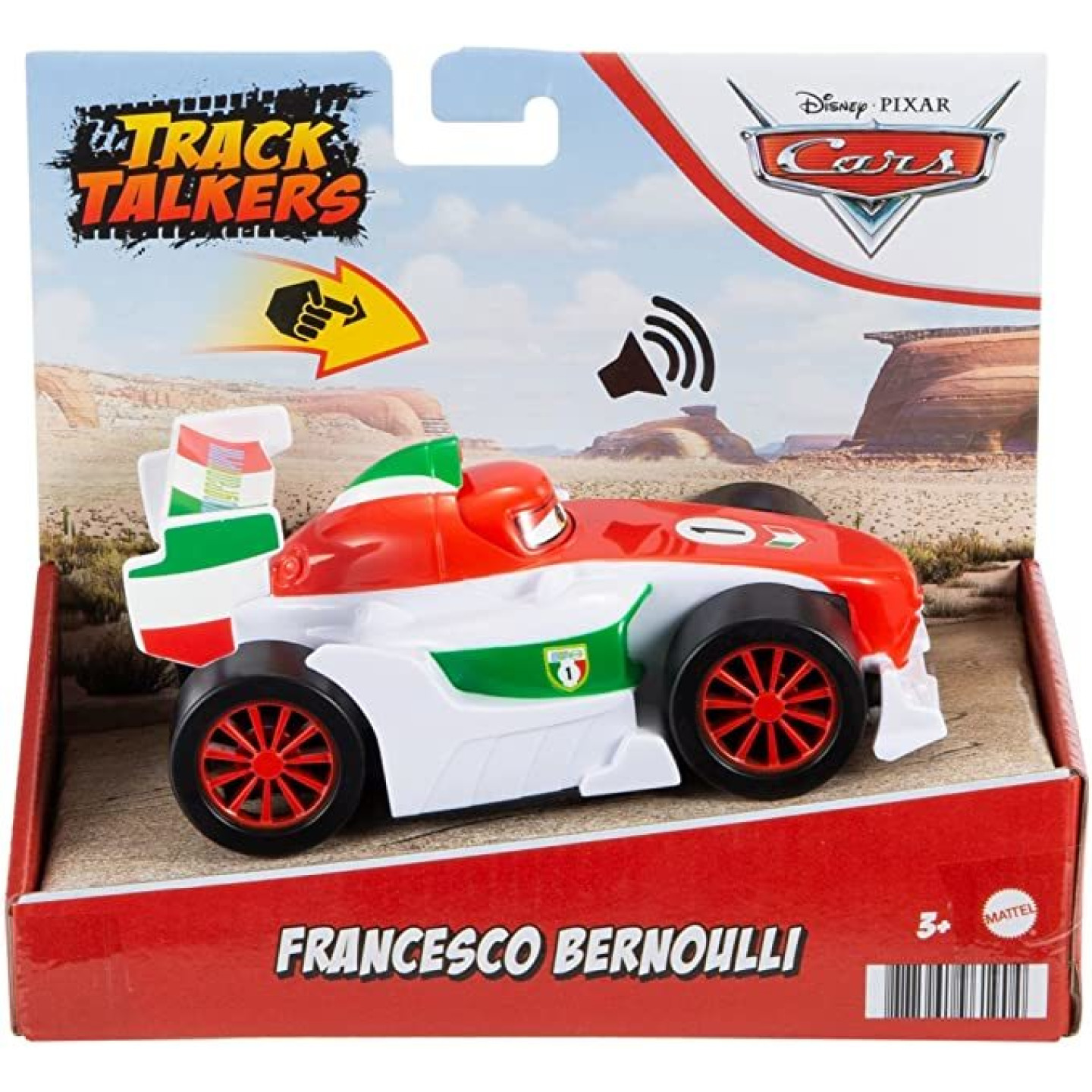 Cars 3 Autíčko Francesco se zvukem, Mattel GXT31