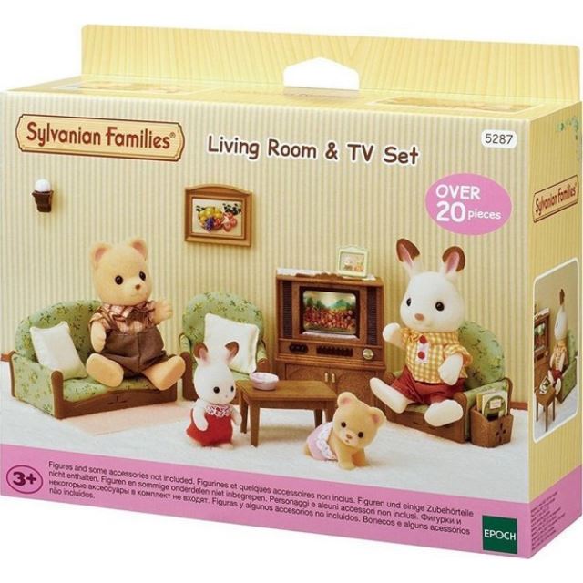 Sylvanian Families 5287 Obývací pokoj s TV