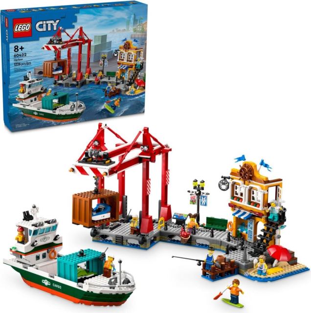 LEGO® CITY 60422 Přístav s nákladní lodí