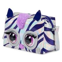 Spin Master PURSE PETS Interaktívna kabelka metalická zebra (3)