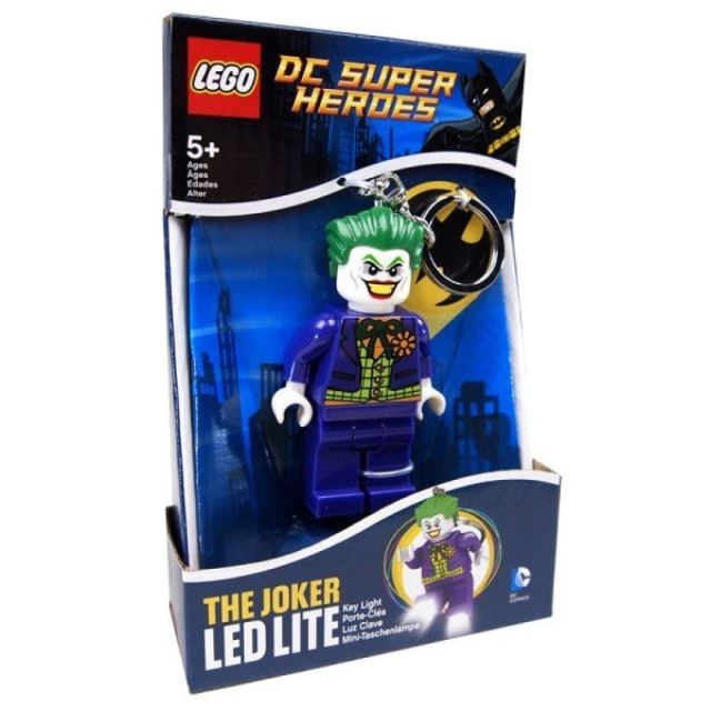 Lego LED klíčenka Super Heroes JOKER, 7 cm