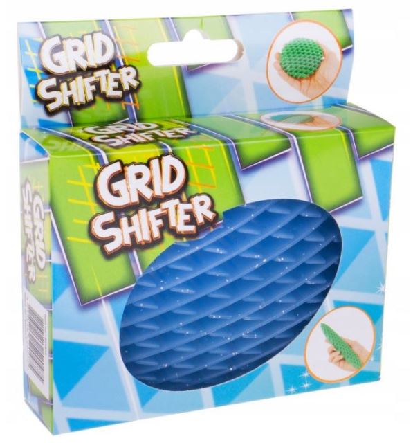 GRID SHIFTER 3D Senzorická antistresová mriežka oranžovo-ružová