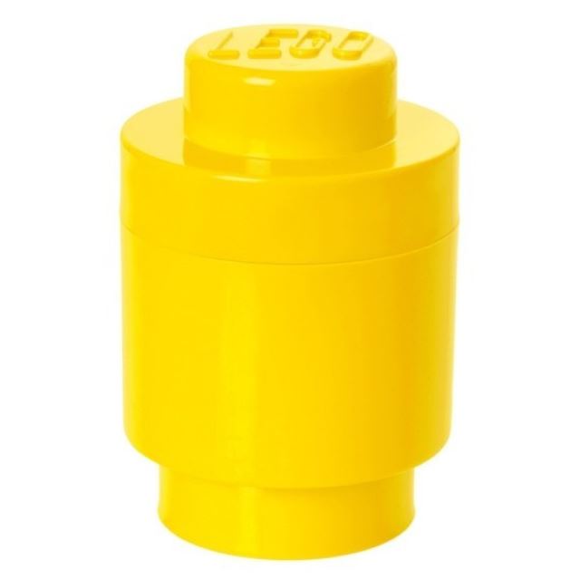 LEGO Úložný box kulatý žlutý