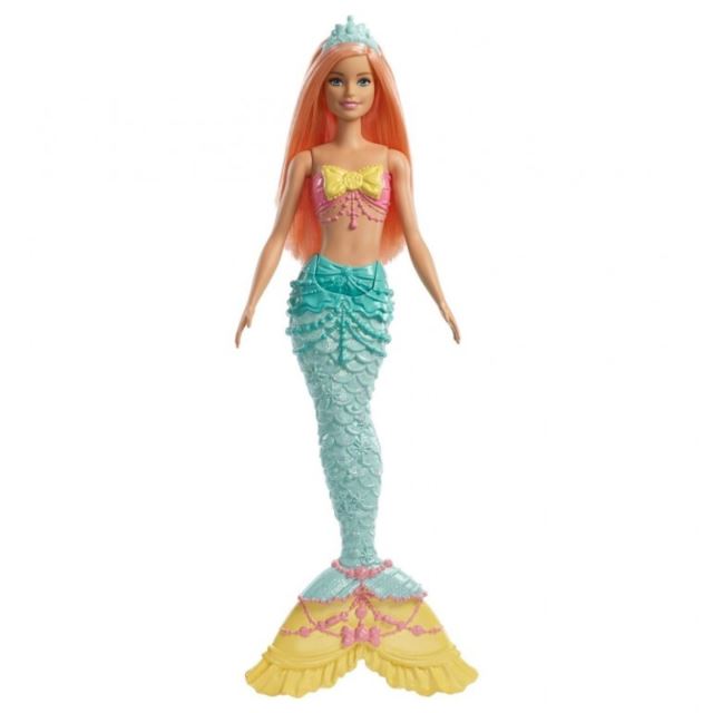 Barbie Dreamtopia Mořská víla oranžové vlasy, Mattel FXT11