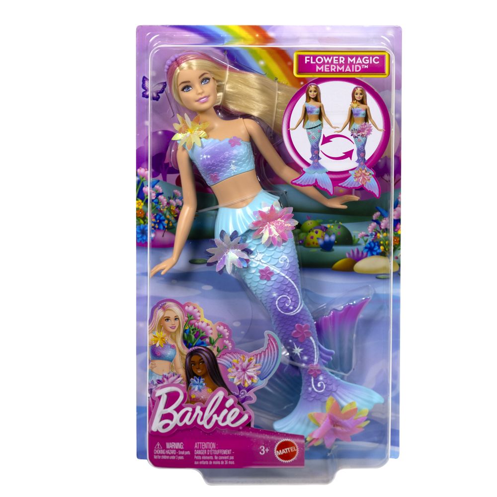 Levně Mattel barbie® kouzelná květinová mořská víla blondýnka, jdm72