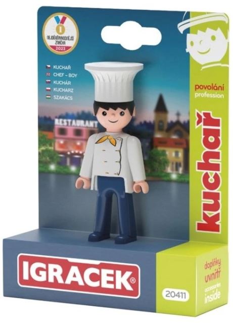 IGRÁČIK Kuchár - figúrka s príslušenstvom