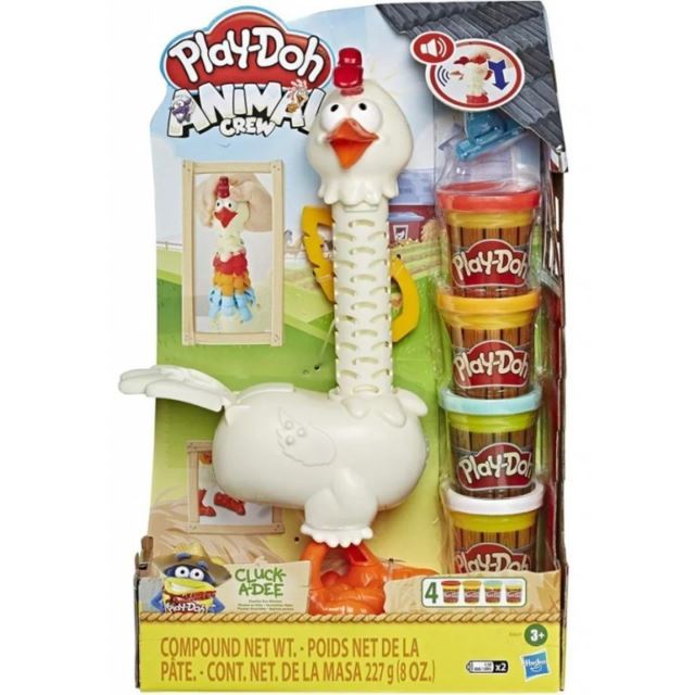 Play Doh Animals kvokající kuře, Hasbro E6647