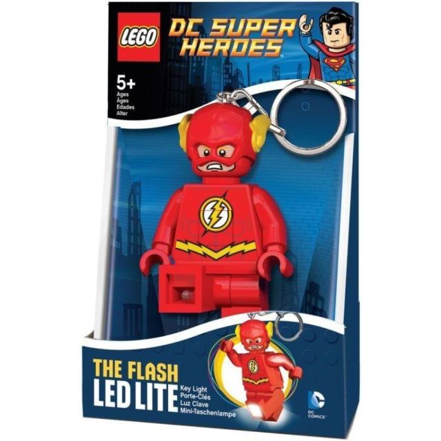 Lego LED klíčenka Super Heroes FLASH, 7 cm
