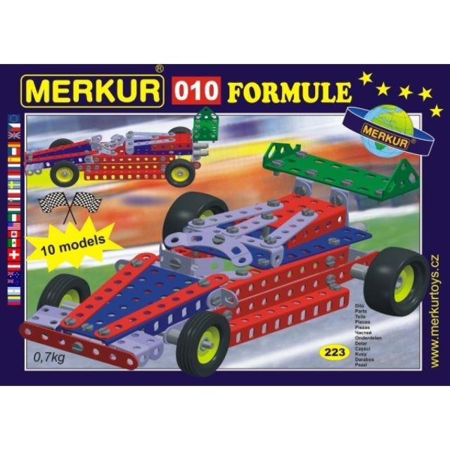 Merkur 10 Formule - 10 modelů, 223 dílků