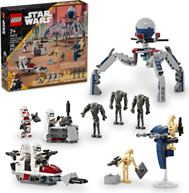 LEGO® Star Wars™ 75372 Bojový balíček Klonového vojaka a Bojového droida