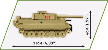 Cobi 3095 II WW Tiger I číslo 131, 1:72, 144 k (2)