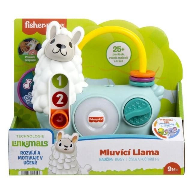 Fisher-Price® Linkimals™ Mluvící Lama CZ, Mattel HNM94