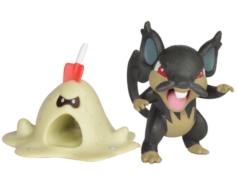 Pokémon battle sběratelská figurka alolan rattata & sandygast