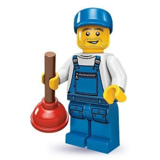 LEGO 71000 Minifigurka Instalatér