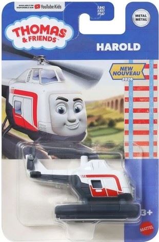 Fisher Price Tomáš a priatelia Malá kovová mašinka HAROLD, JLB50