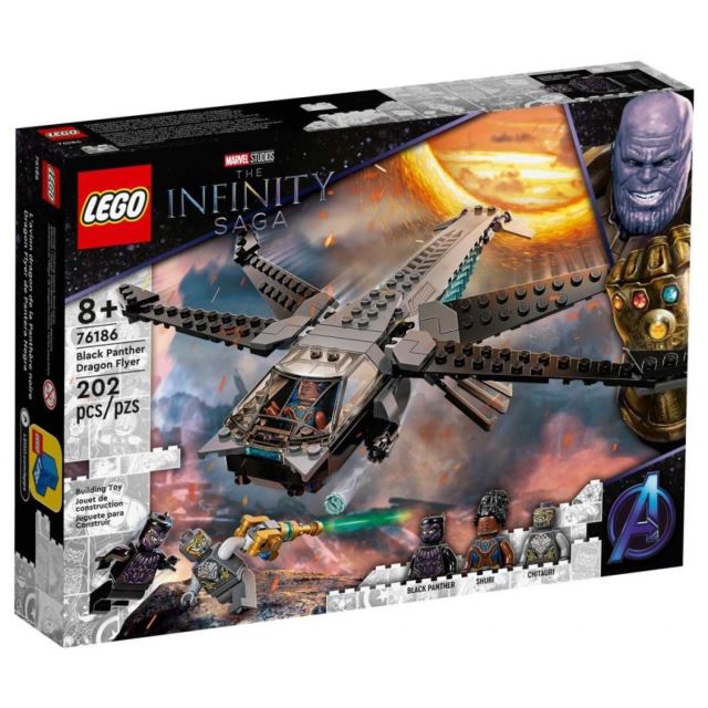 LEGO Super Heroes 76186 Black Panther a dračí letoun