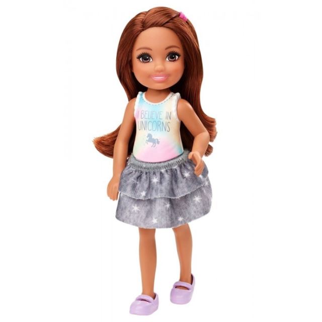 Barbie Chelsea v triku Unicorns, Mattel GHV63