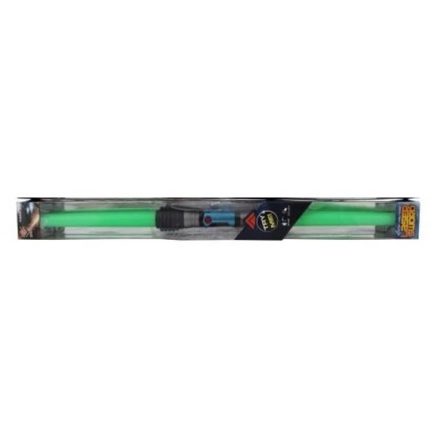 Světelný meč oboustranný se zvukem zelený 108 cm