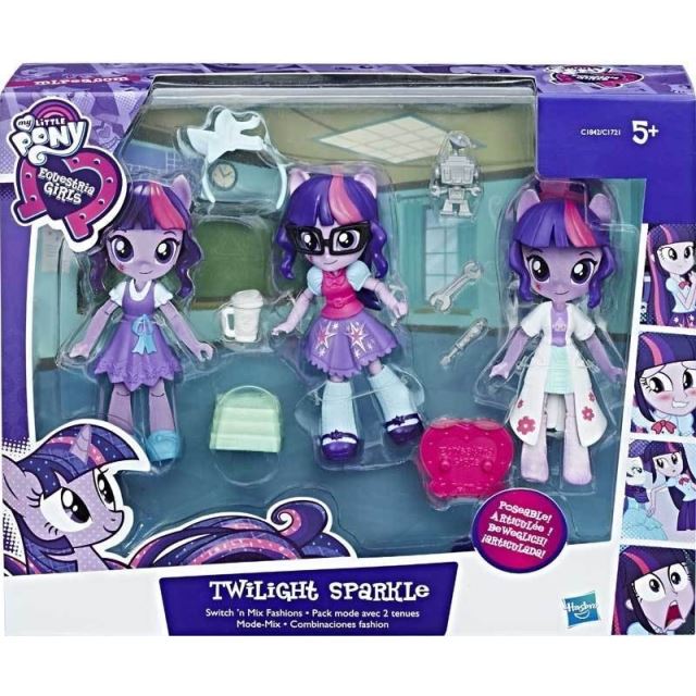 MLP My Little Pony Equestria Girls malá panenka Twilight Sparkle s módními doplňky