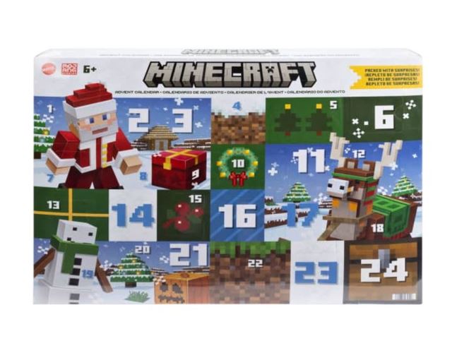 Mattel Minecraft Adventný kalendár 2024, HXM86